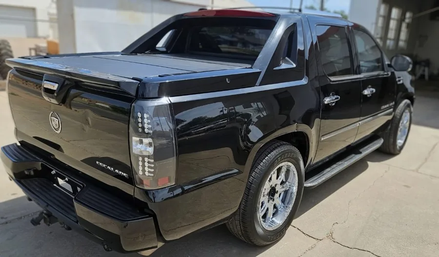 Black Cadillac Escalade EXT detailed in Slaton, TX